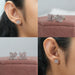 [Floral Lab Diamond Earrings]-[Ouros Jewels]