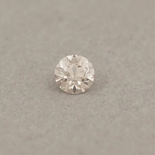 Flower Pattern Old European Round Cut Loose Diamond