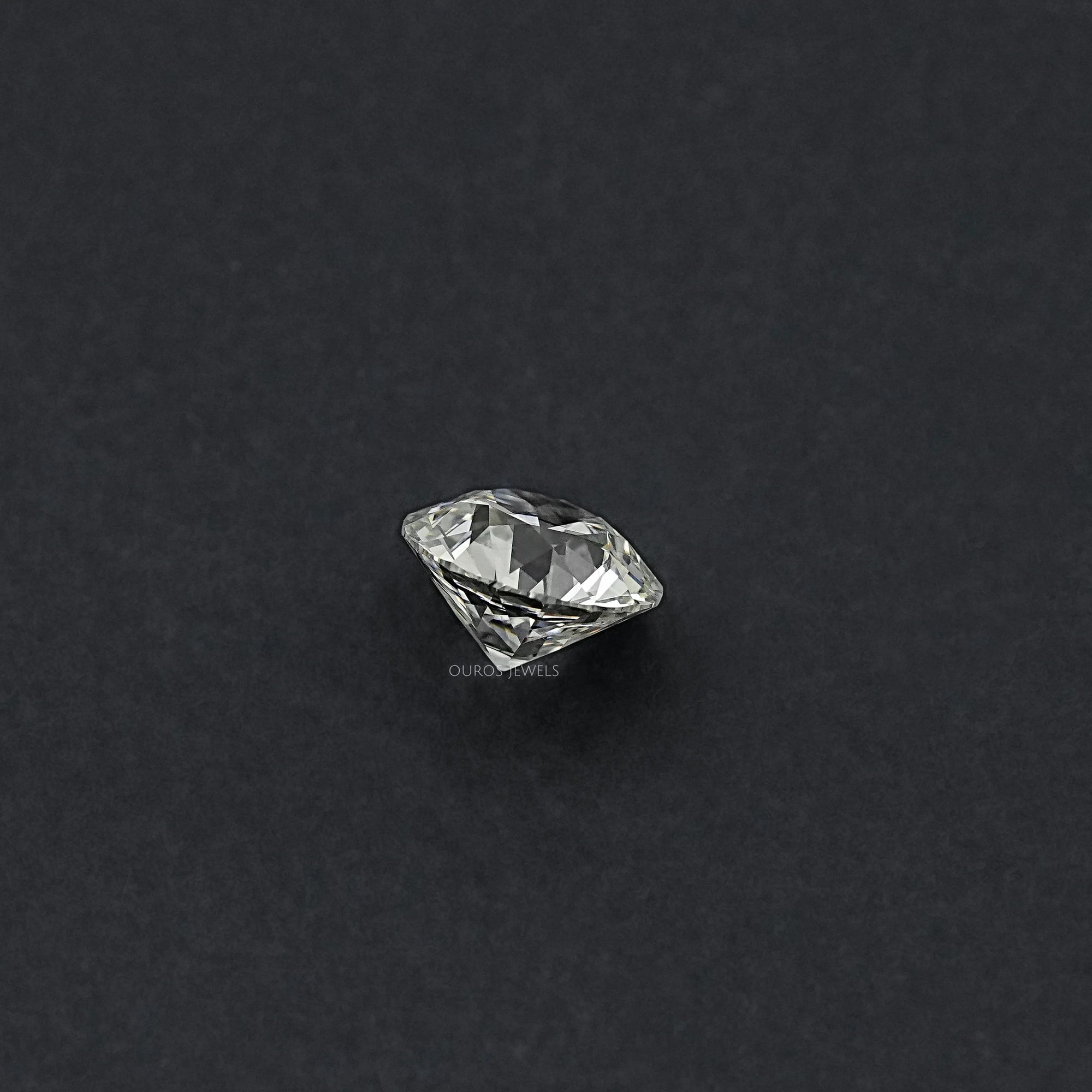 Flower Pattern Old European Round Cut Loose Diamond Loose