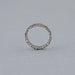 Round Colored Diamond Wedding Stackable Band Rings