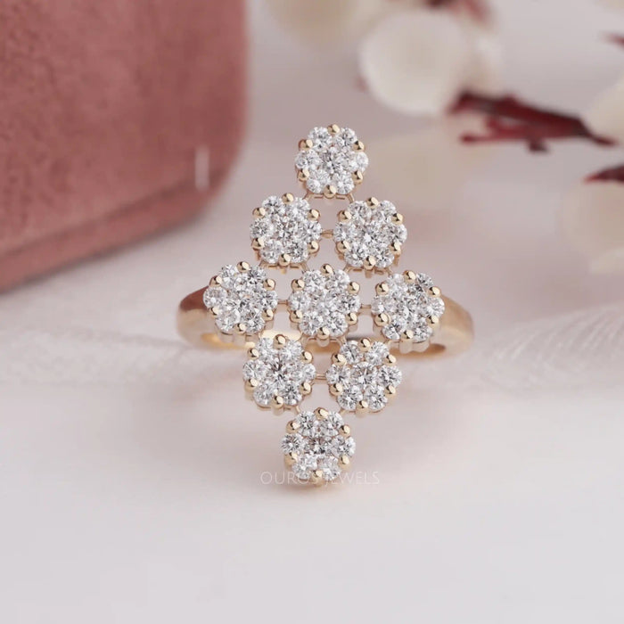 Flower Diamond Cluster Ring | Dalgleish Diamonds » Dalgleish Diamonds