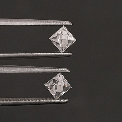 French Cut Lab Grown Diamond Matching Pair Loose