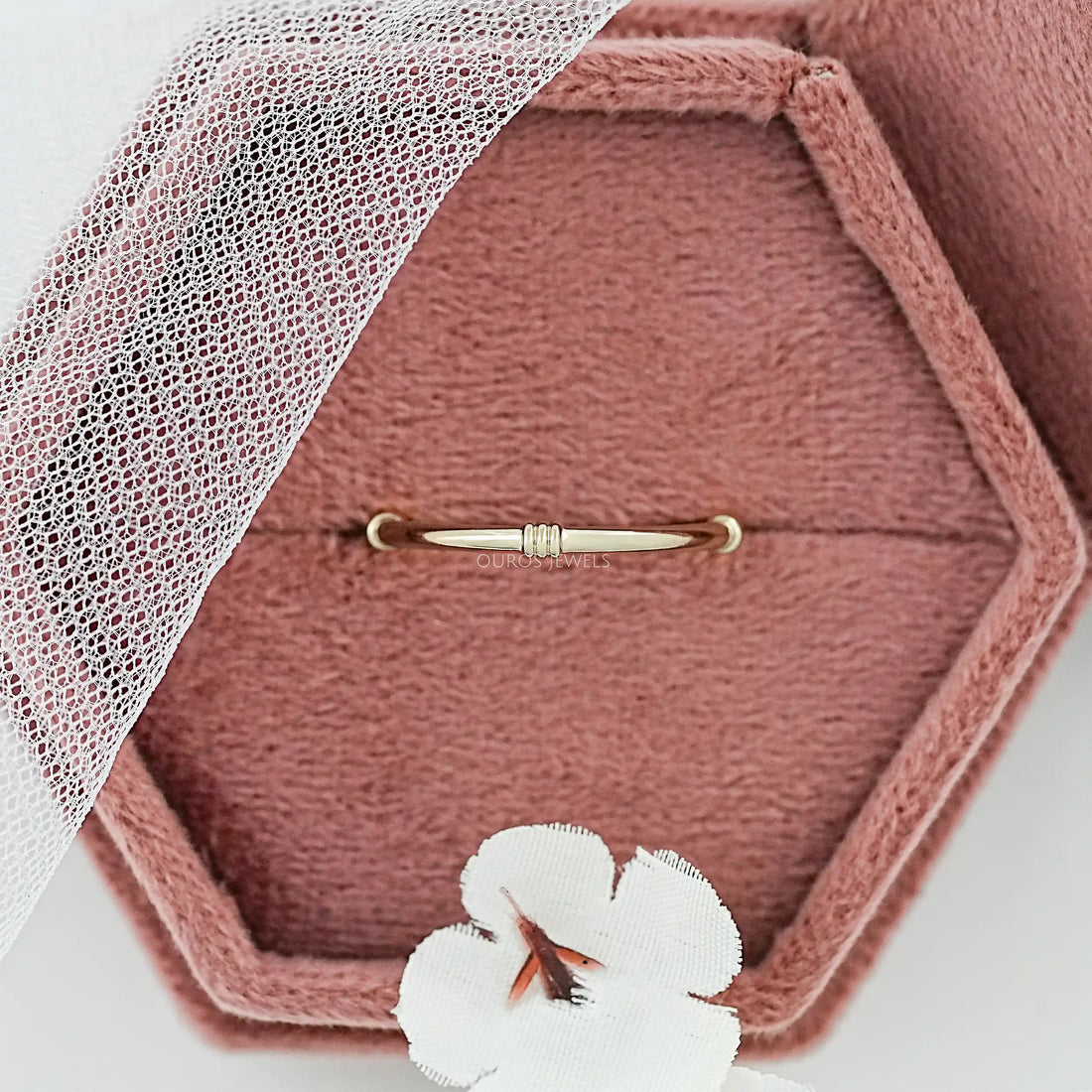 Yellow Gold Plain Wedding Band Ring