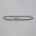 Green Oval Lab Diamond Tennis Bracelet