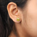 Yellow Cushion Diamond Lab Grown Earrings Earring
