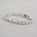 Yellow Oval Cut Halo Lab Grown Diamond Bracelet Bracelet