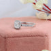 Radiant Cut Halo Solitaire Accent Diamond Ring