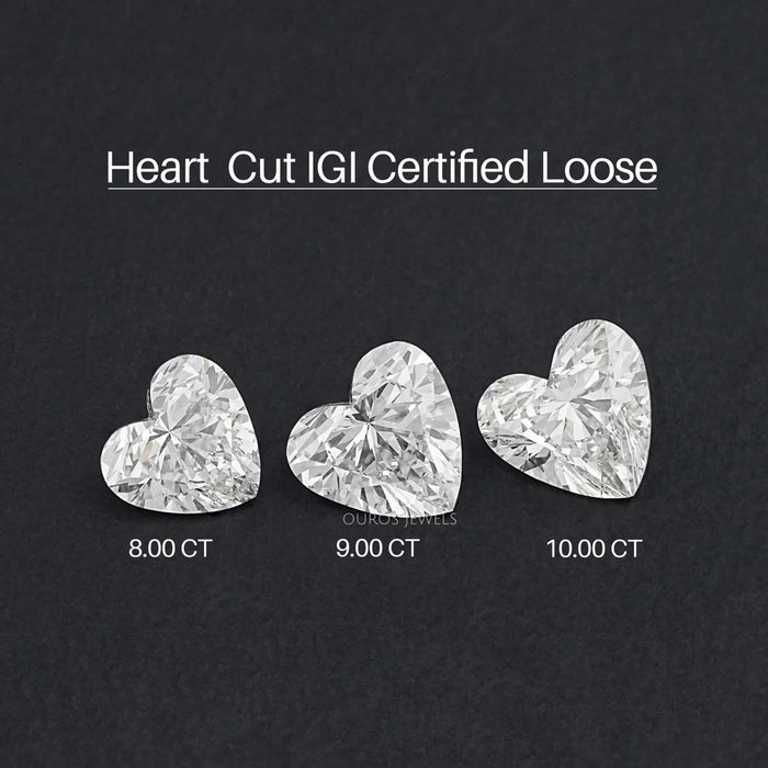 Heart Cut Lab Grown Diamond - Certified Loose