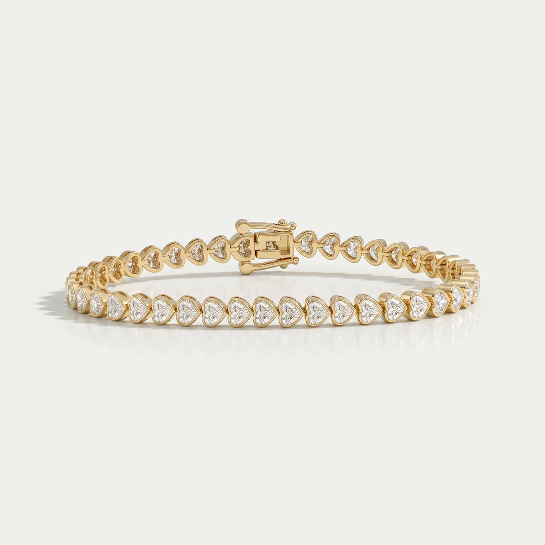 Heart Shape Lab Diamond Bracelet Bracelet