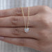 Heart Cut Lab Diamond Solitaire Bezel Pendant Necklaces