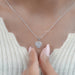Heart Shape Lab Grown Diamond Halo Pendant Necklaces