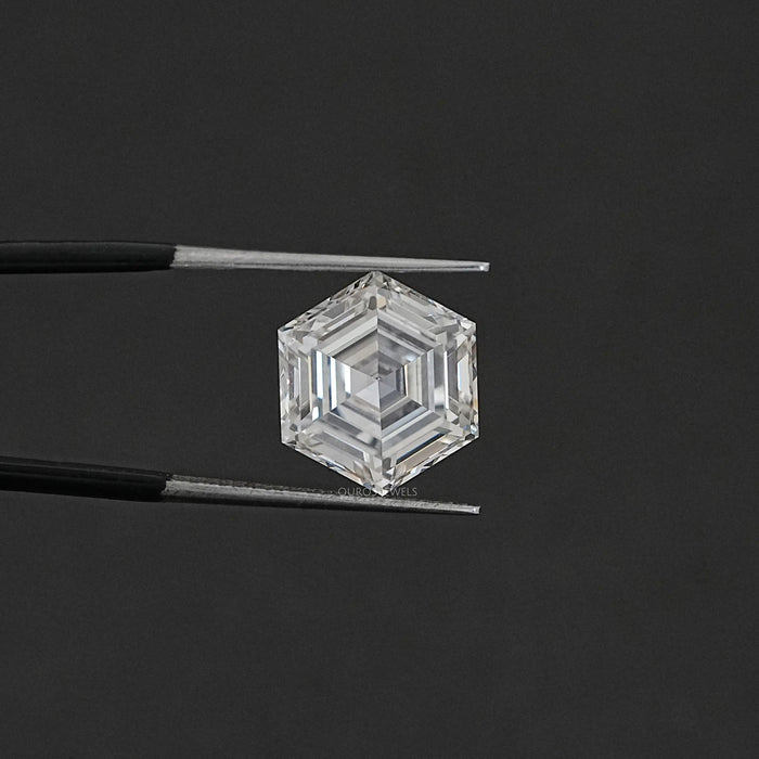 Step Cut Hexagonal Lab Antique Loose Diamond