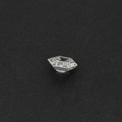 Step Cut Hexagonal Lab Antique Loose Diamond