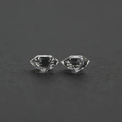 Hexagon Cut Lab Diamond Pair Loose