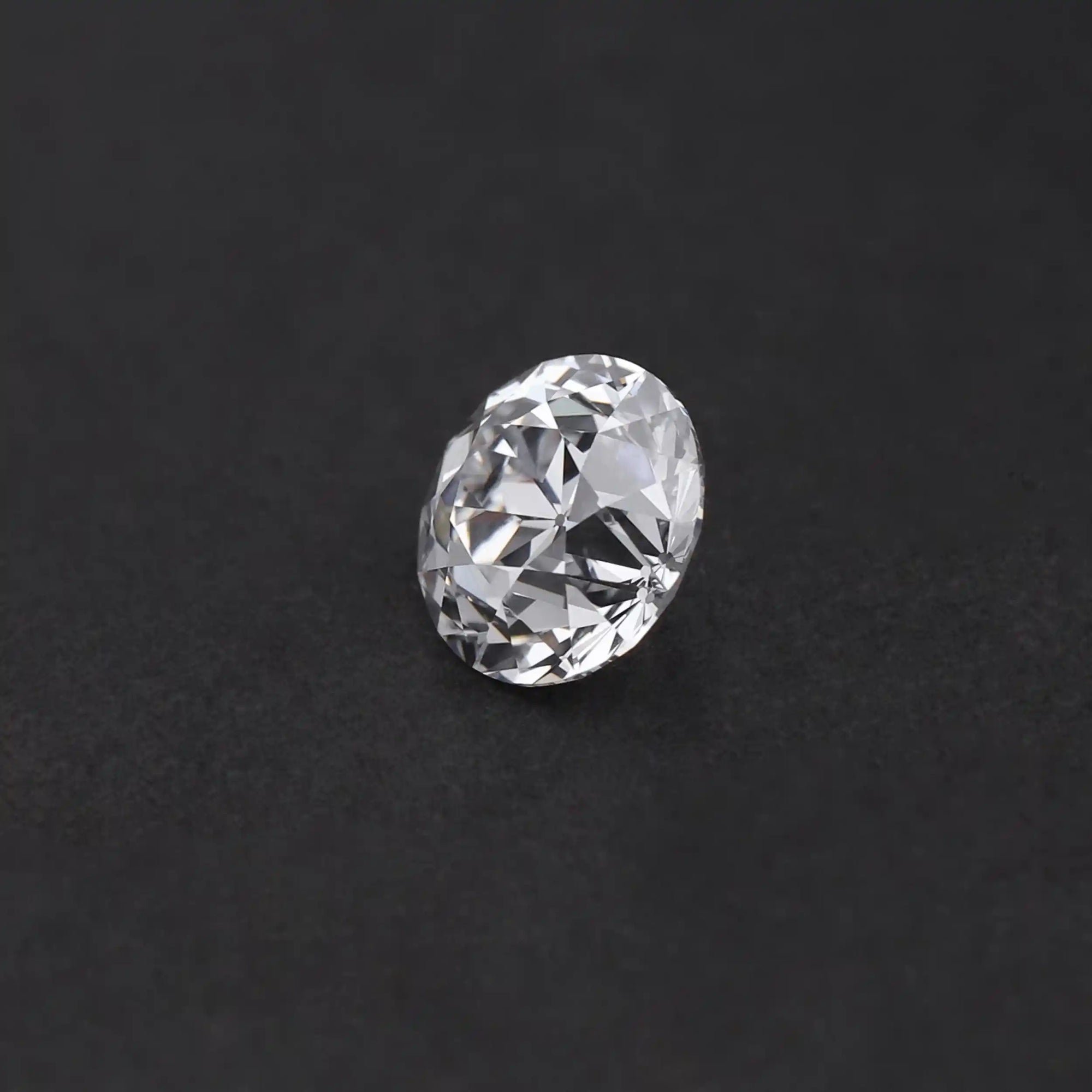 Higher Crown Old European Round Cut Lab Grown Diamond