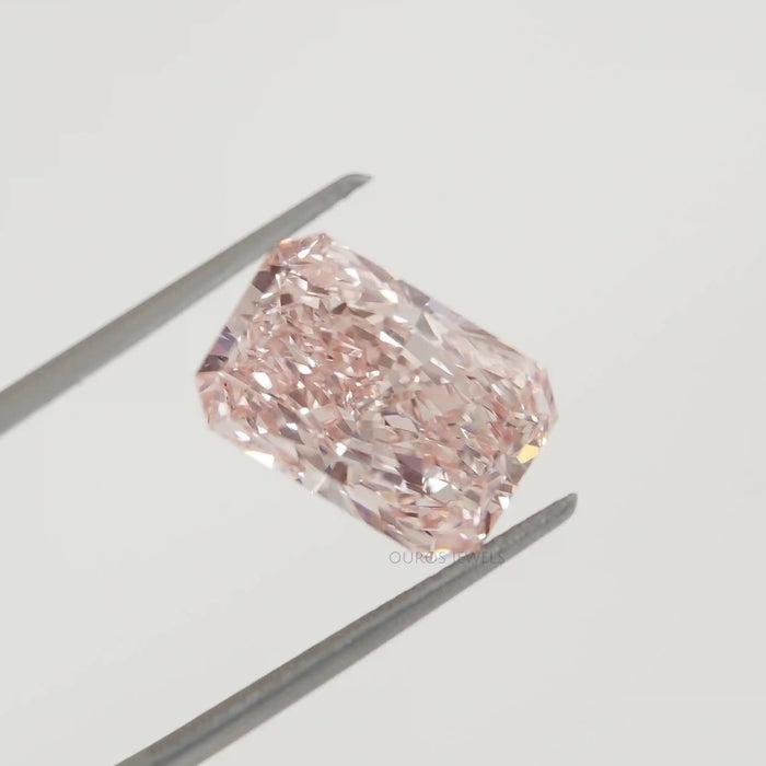 IG- Certified Radiant Cut Pink Diamond 