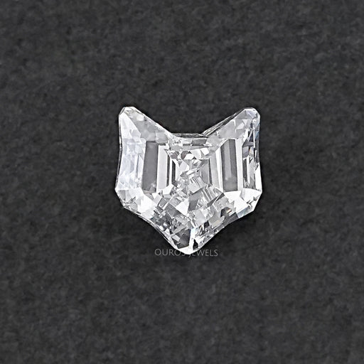 Antique Shape Cat Face Cut Lab Grown Diamond Loose