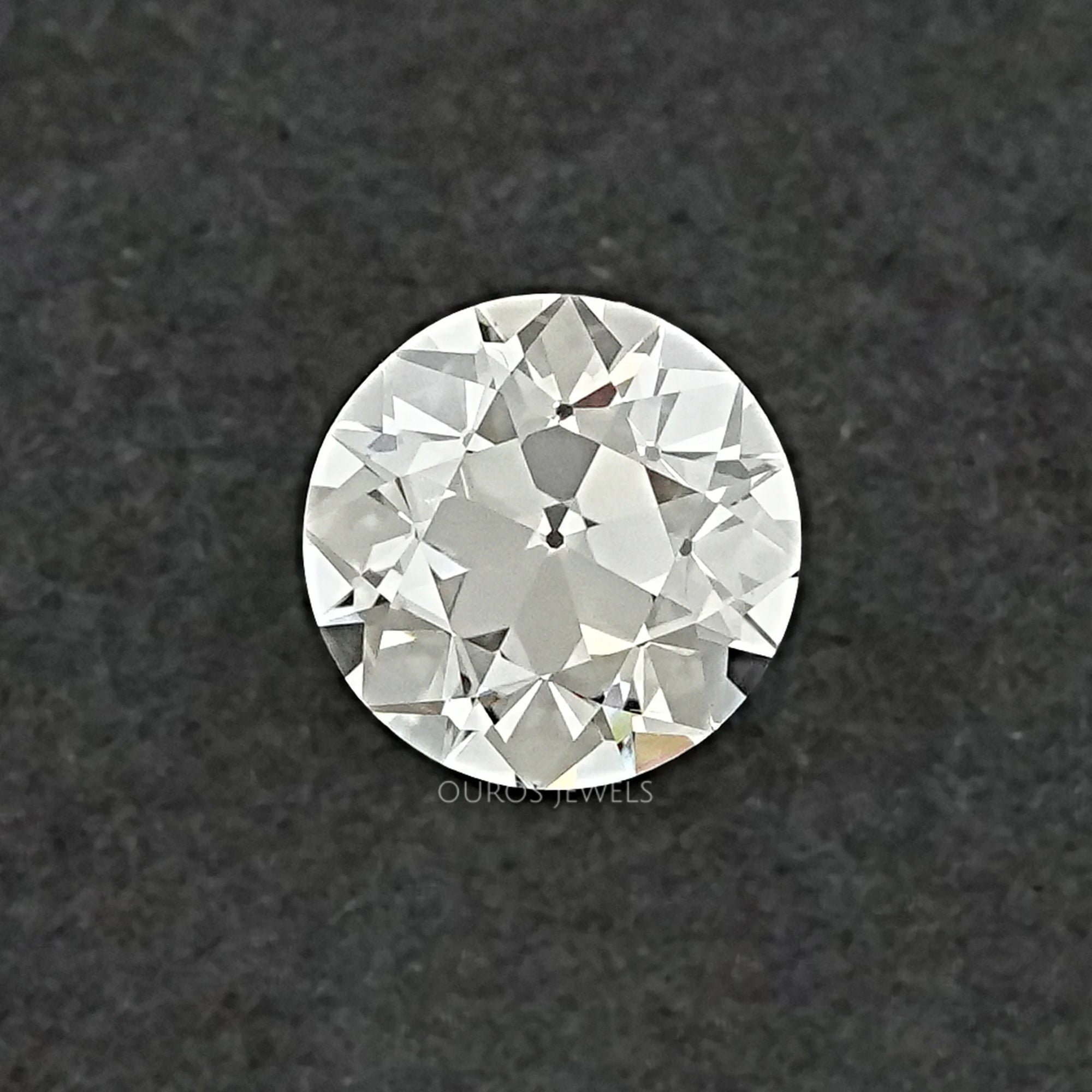 Flower Pattern Old European Round Cut Diamond JK VS [J To Z_VS] Loose