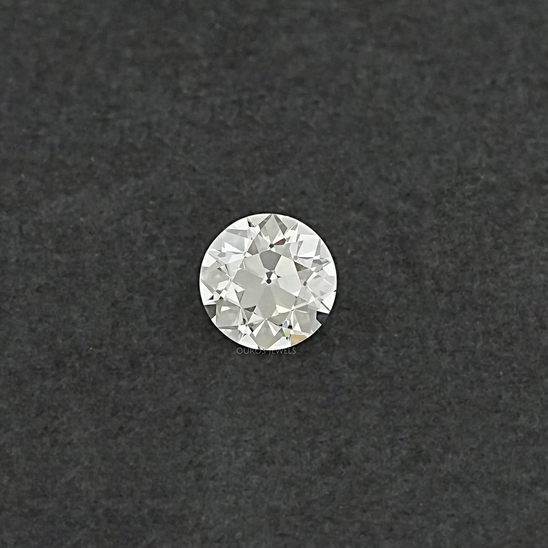 Flower Pattern Old European Round Cut Diamond Loose