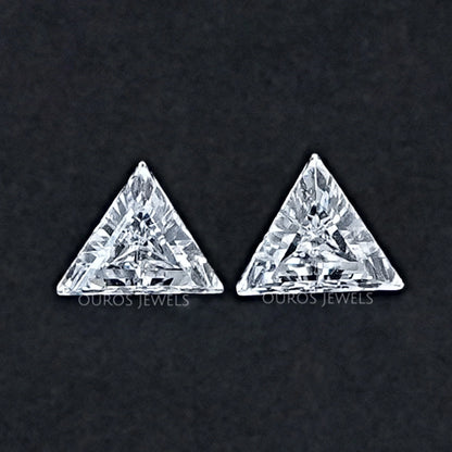 Step Cut Triangle Lab Diamond For Matching Pair Loose