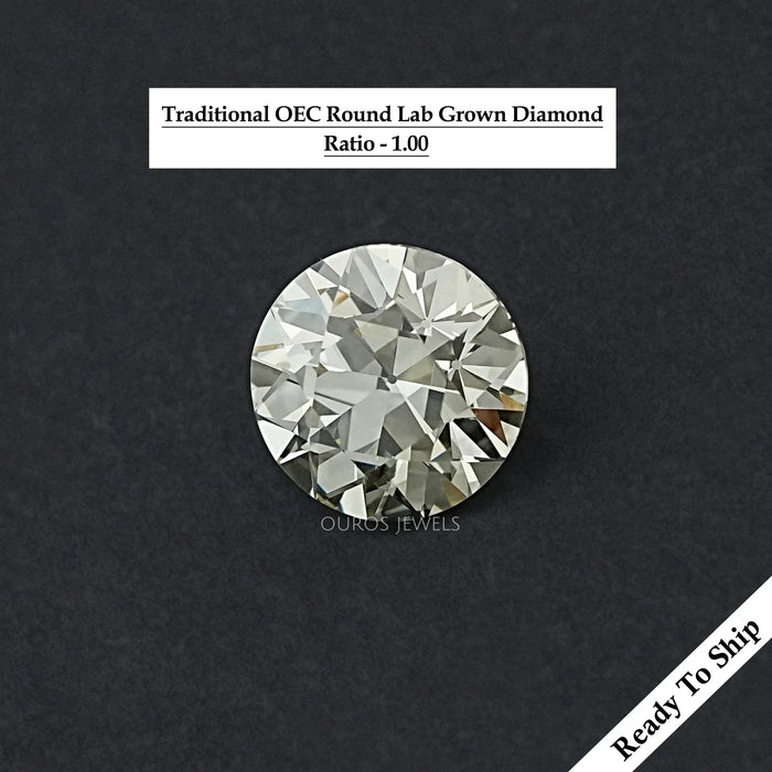 3.35 CT Traditional Old European Round Cut Loose Loose