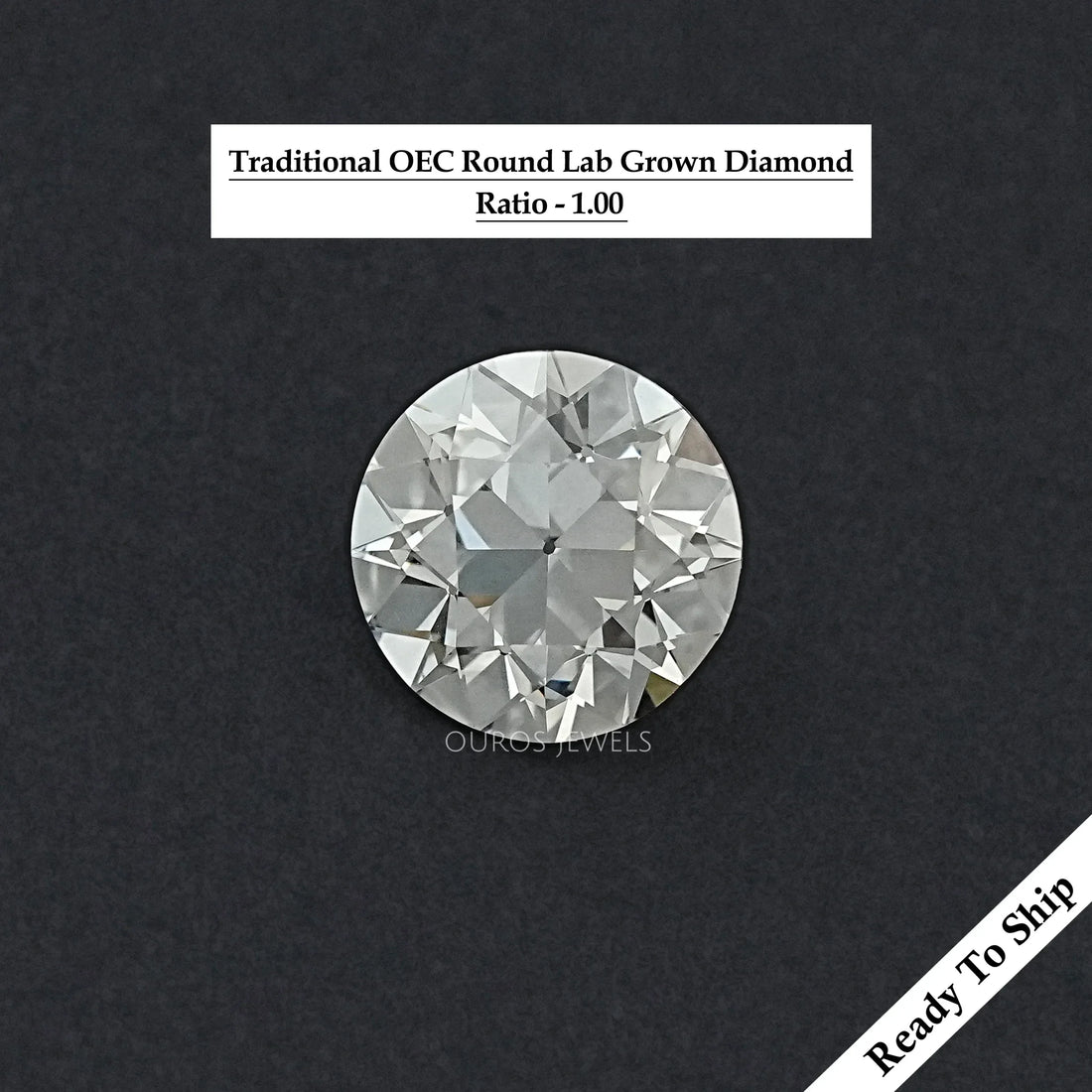 Traditional Old European Round Cut Lab Diamond Loose