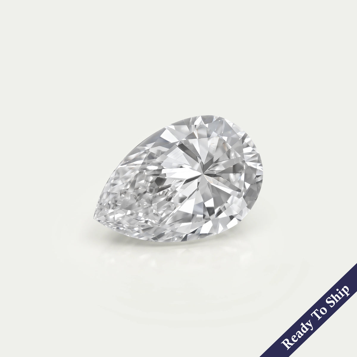 Ouros Jewels 0.78 CT Pear Lab Grown Loose Diamond