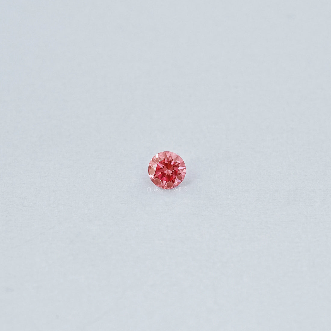 0.55 CT Pink Round Lab Loose Diamond Loose