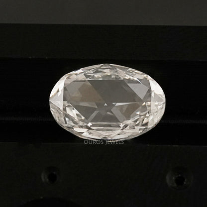 Antique Rose Cut Oval Lab Grown Diamond