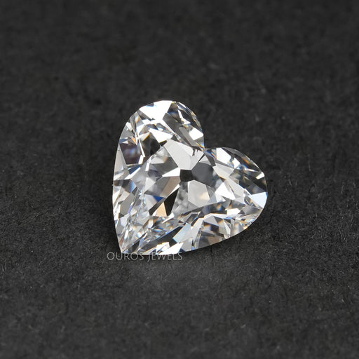 Old Mine Heart Cut Lab Grown Diamond Loose