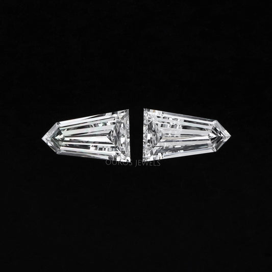 Bullet Cut Lab Grown Diamond Loose Pair Loose