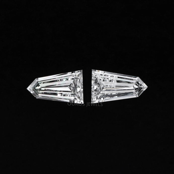 Bullet Cut Lab Grown Diamond Loose Pair Loose