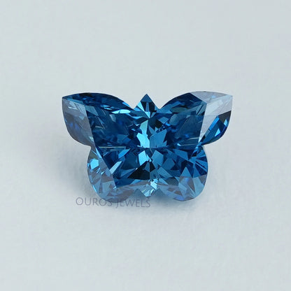 0.55 Carat Blue Butterfly Lab Grown Diamond Loose