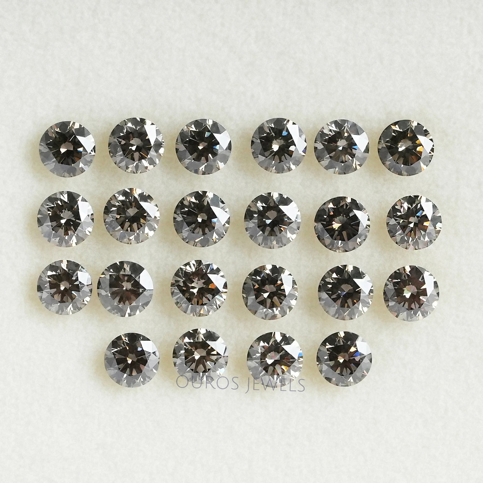 Black Round Cut Lab Grown Diamond Loose