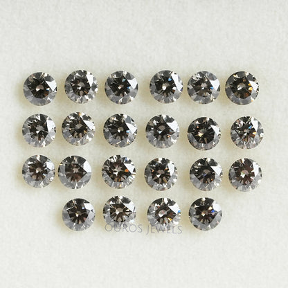 Black Round Cut Lab Grown Diamond Loose