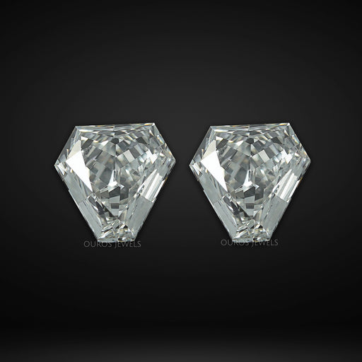 Calf's Head Shape Lab Diamond Pair Loose