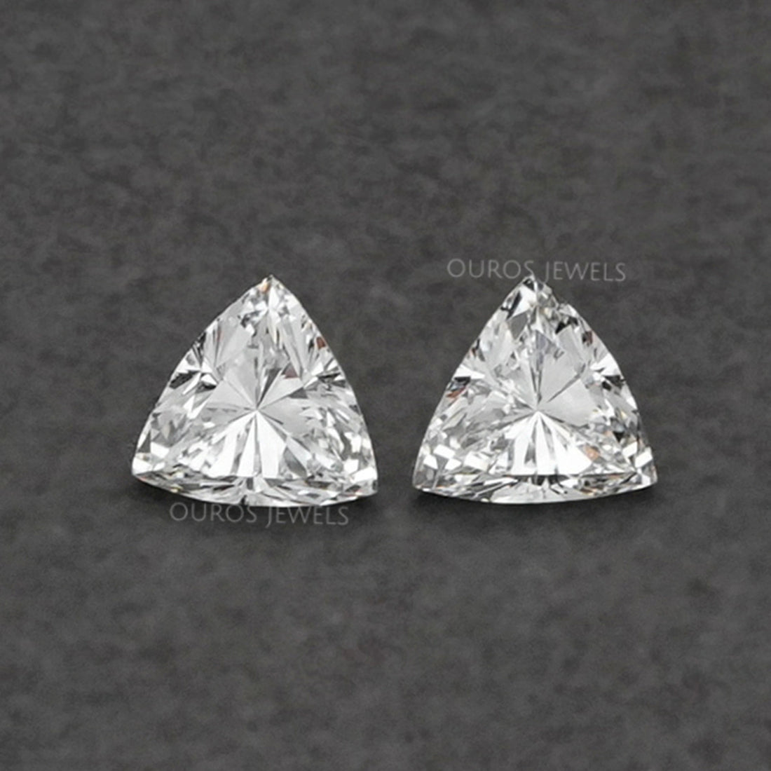 Trillion Cut Lab Grown Diamond Pair Loose