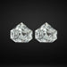 Step Cut Bullet Shape Lab Diamond Matching Pair Loose