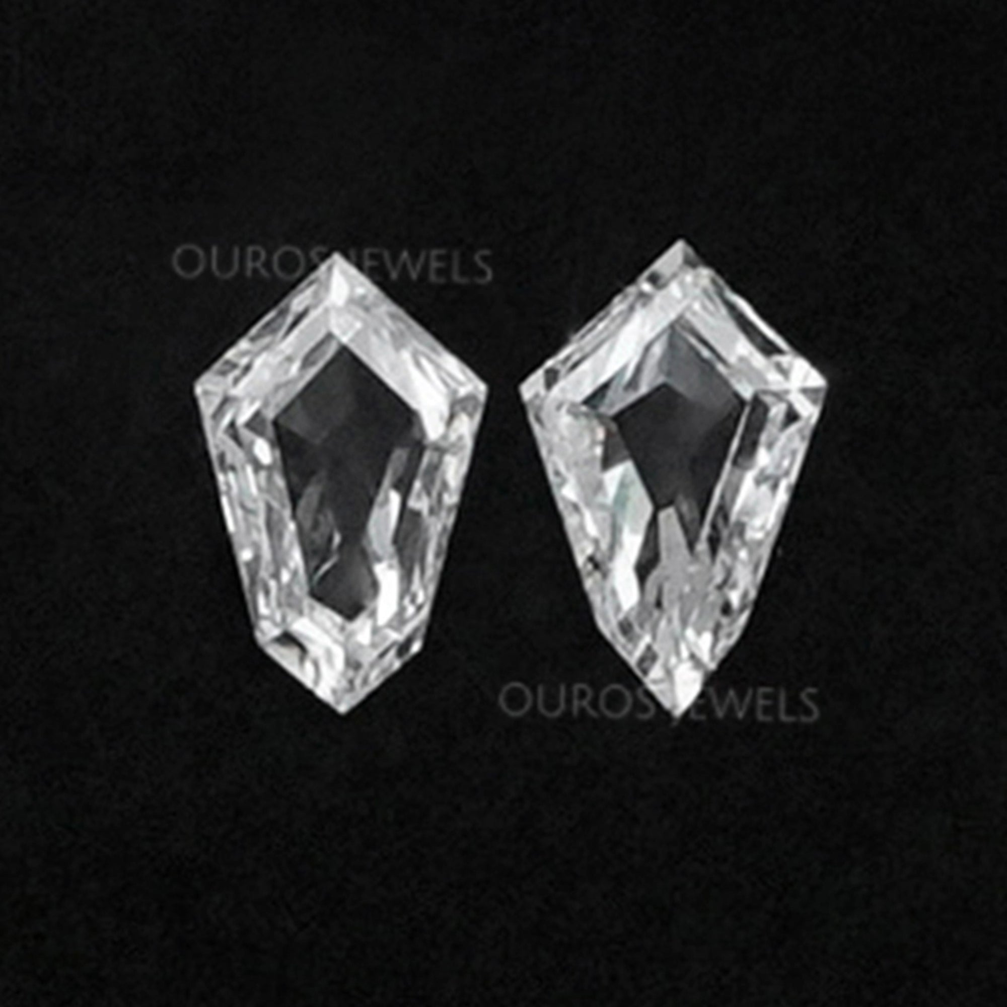 Modified Arrow Cut Lab Grown Diamond Pair Loose