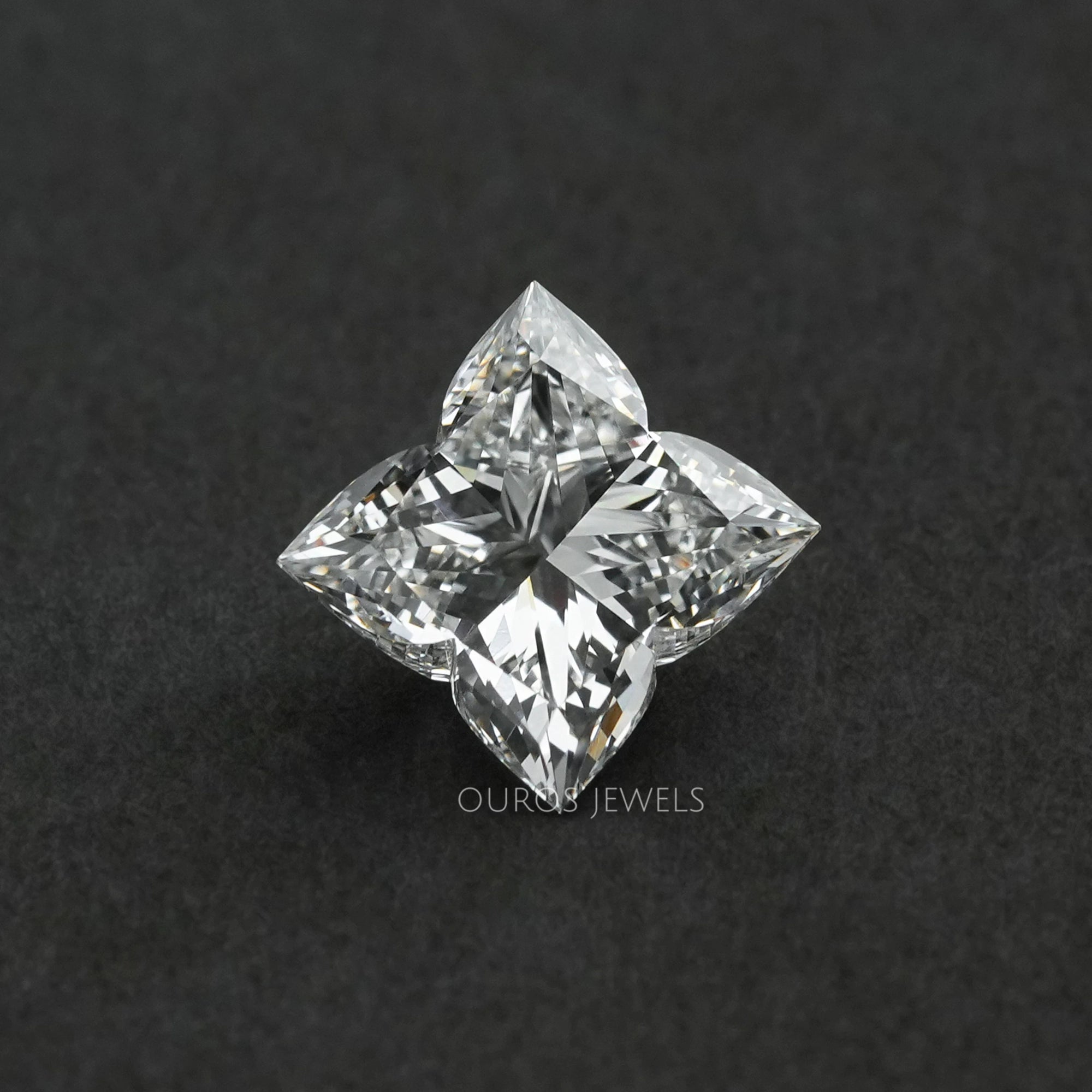 Antique Lily Cut Lab Grown Loose Diamond Loose