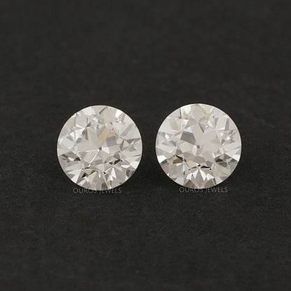Old European Round Lab Diamond Pair Loose