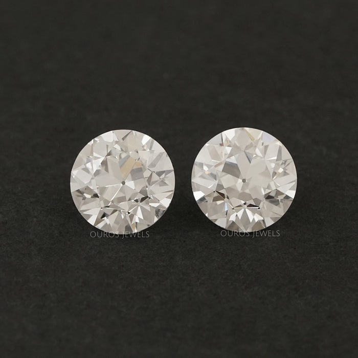 Old European Round Lab Diamond Pair Loose