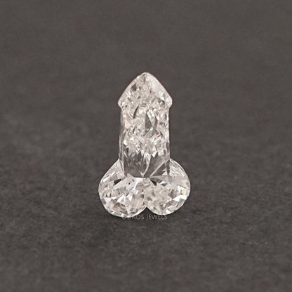 Penis Shape Lab Grown Diamond Loose