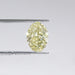 Modified Lab Created Yellow Diamond in a Tweezer 