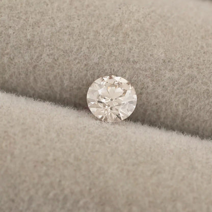 Flower Pattern Old European Round Cut Loose Diamond