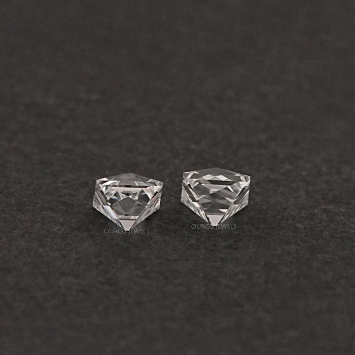 French Cut Lab Grown Diamond Matching Pair
