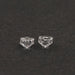 French Cut Lab Grown Diamond Matching Pair Loose