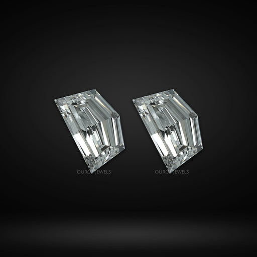 Step Cut  Cadillac Shape Lab Diamond  Matching  Pair