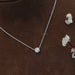 Old European Round Lab Diamond Solitaire Pendant Necklaces