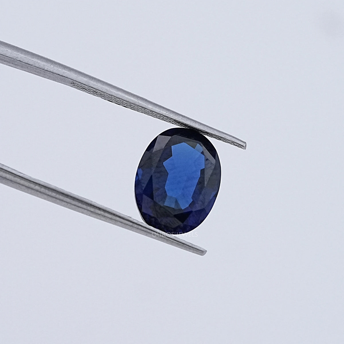 Oval Cut Lab Sapphire Gemstone Loose